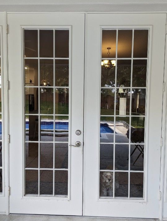 Exterior French Doors 95" X 72" ( Extra Tall)