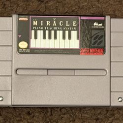 Miracle Piano System Super Nintendo SNES Video Game 