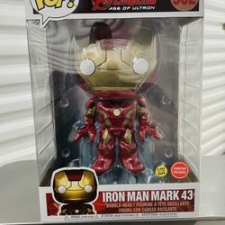 IRON MAN 10 INCH GLOWS IN THE DARK GAMESTOP EXCLUSIVE FUNKO POP