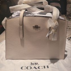 COACH SV/Chalk Color Purse 13 1/2" x 10 1/2"