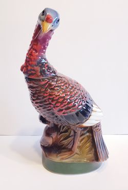 Wild Turkey Decanter Whiskey Bottle Thanksgiving Cottage Core