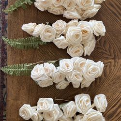 Handmade Silk Rose Bunches 
