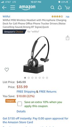 Wireless headset for cell phone (firm on price)