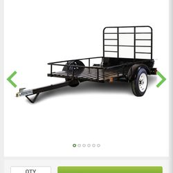 New Utility Trailer With Ramp 