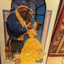 Original 1991 Disney Beauty And The Beast Poster