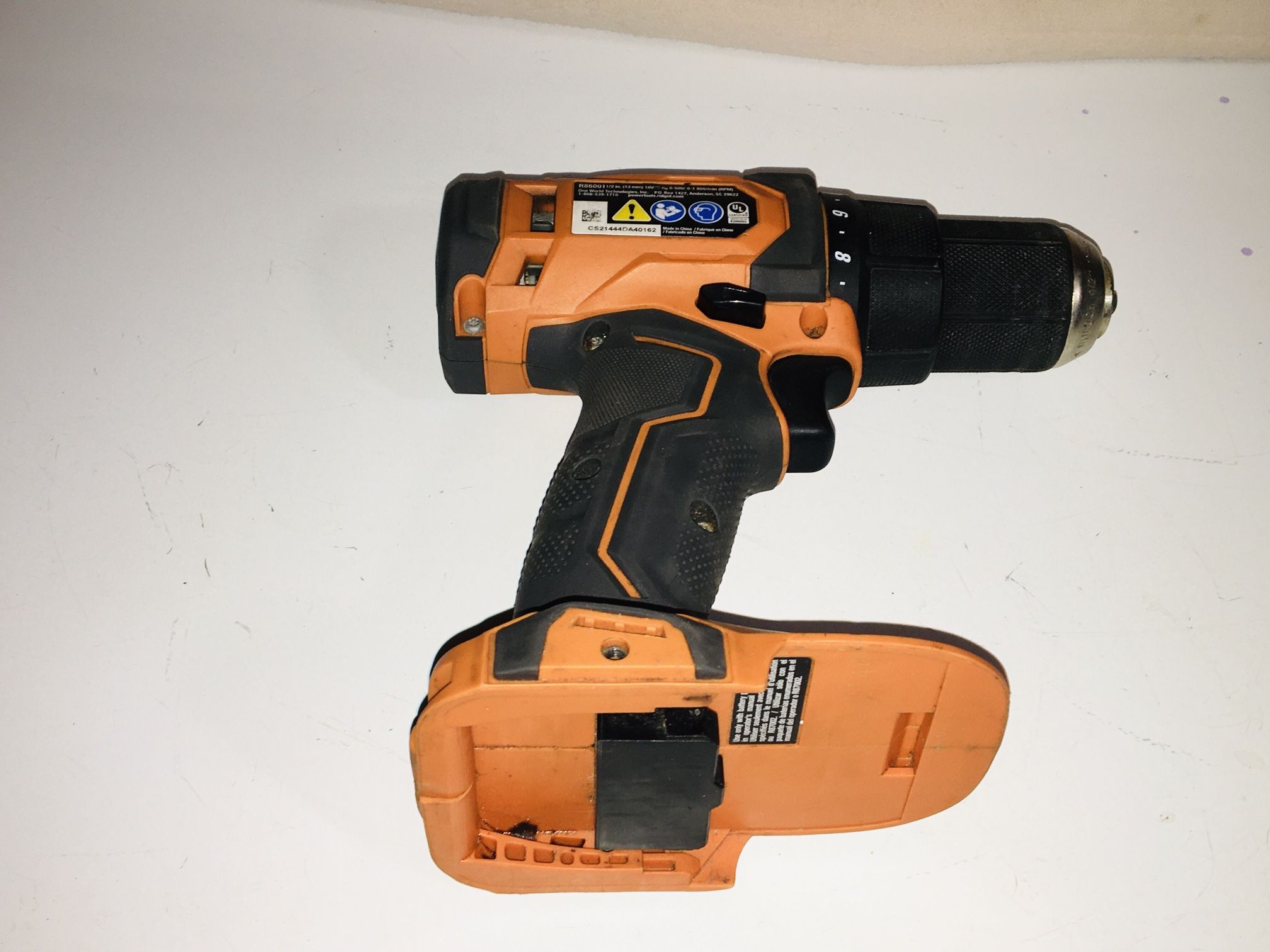 Ridgid 1/2 in. drill/driver cordless 18v