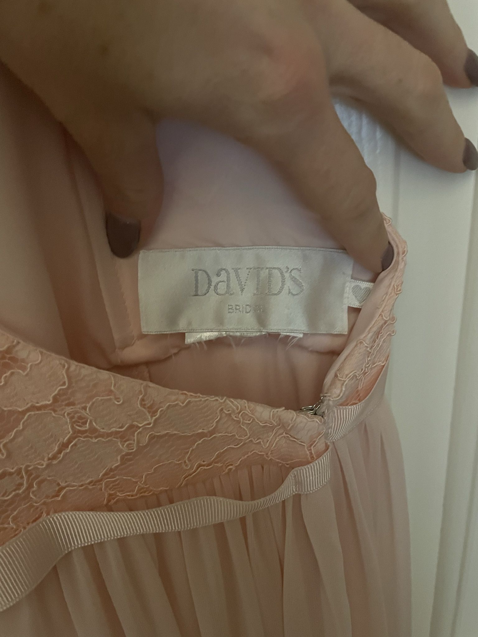 David's bridal Petal bridesmaid Dress