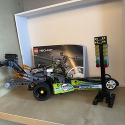 Retired LEGO Technic Dragster #42103 - Pullback - 100% Complete W/ Instructions