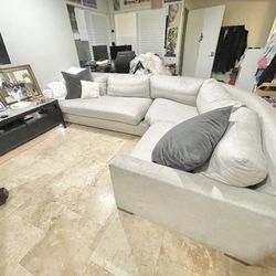 Pottery  Barn Sectional Sofa Set 