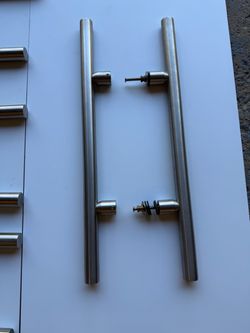 Door pull handle set