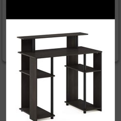 Brand New Furnno Computer Writing Desk , Walnuts 