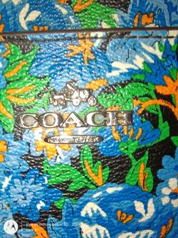 Coach New York Floral Print Bag
