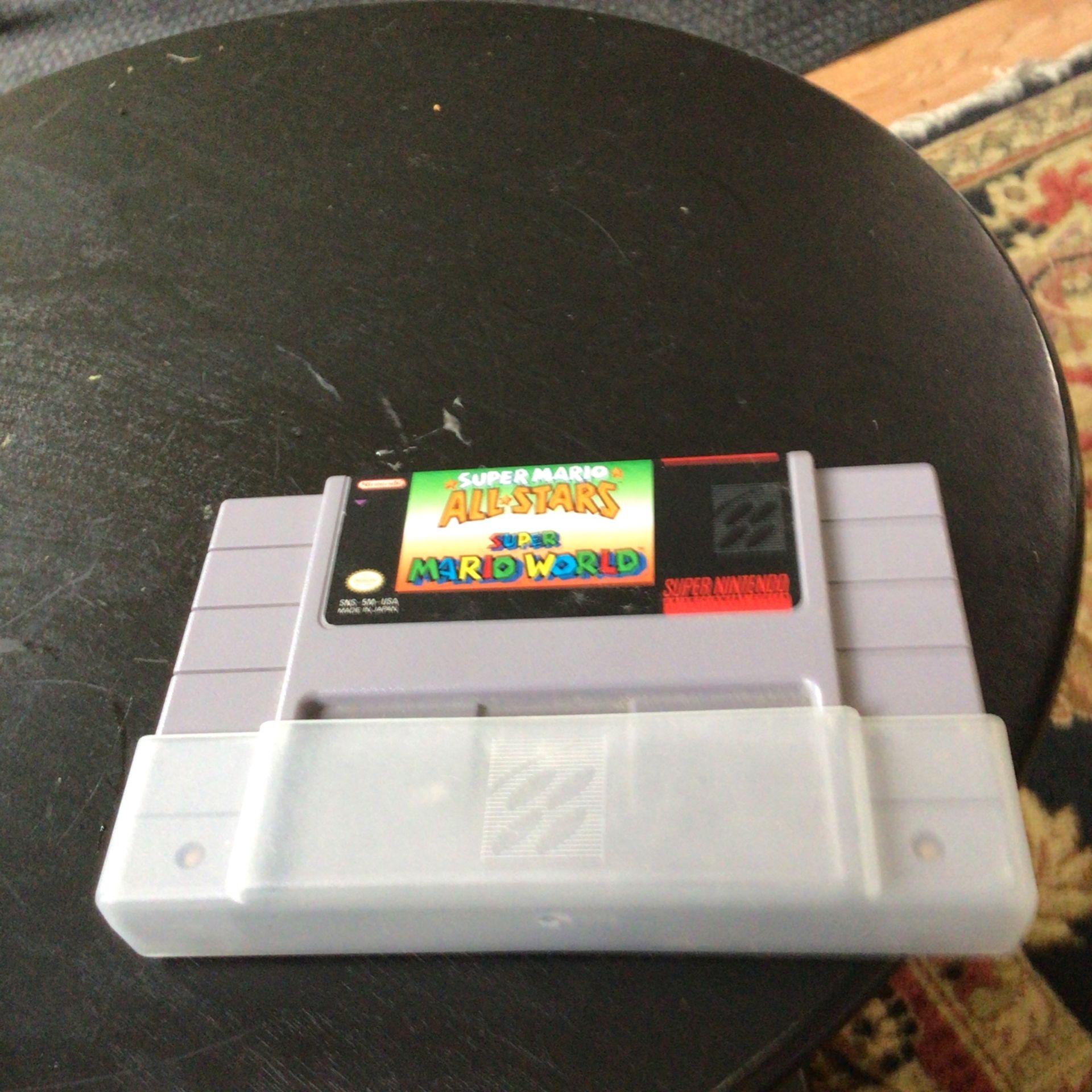 Super Mario all stars super Nintendo game 