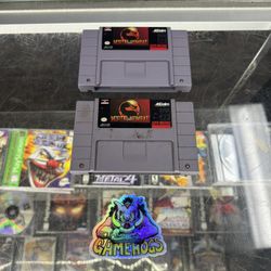 Mortal Kombat SNES $20-$25 Each Gamehogs 11am-7pm