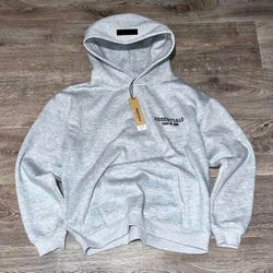 Grey essential hoodie