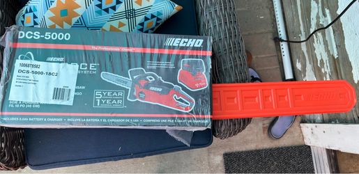 New ECHO 56V 18”  Brushless Chainsaw Kit with 5.0Ah Battery and Charger