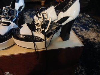 Gangster high heels/ with brass knuckles