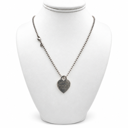 Tiffany & Co. Return To Tiffany Pendant Sterling Silver with 32" Necklace. (Pre-Owned)