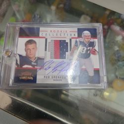 Rob Gronkowski  Autographed Rookie Card 