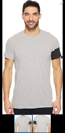 Reebok Men's Cotton Series Graphic Tee Heather Grey, Medium, Retail $28, NWT