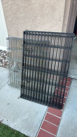 2 Dog cages foldable