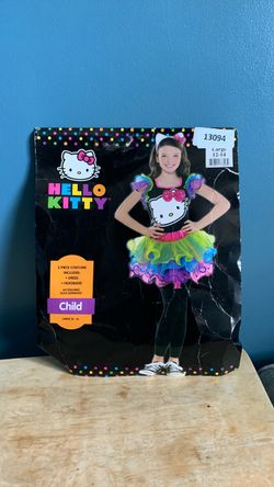 HALLOWEEN HELLO KITTY KIDS SIZE LARGE 12-14 COSTUME