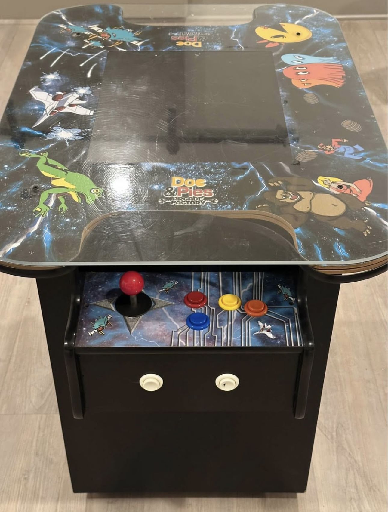 Doc and Pies Arcade Machine