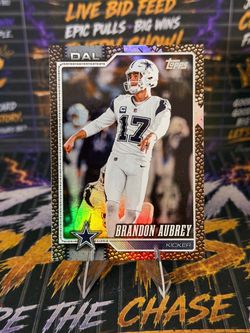 2026 Topps Flagship Brandon Aubrey #52 Football Border Dallas Cowboys SP