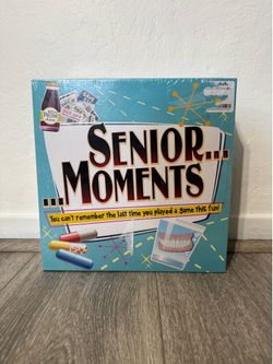 New TDC Games Senior Moments Memory Board Game #1700 2-8 Players Ages 12+