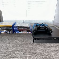 Playstation 4 1TB, Games, Two Controllers