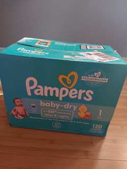 Pampers Diapers, Size 1