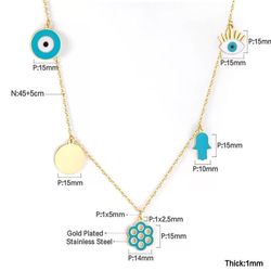 Turkish Eye Necklace 