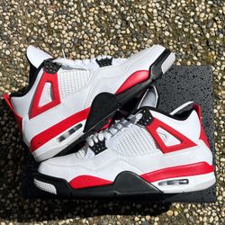 Jordan 4 Red Cement - Size 10.5