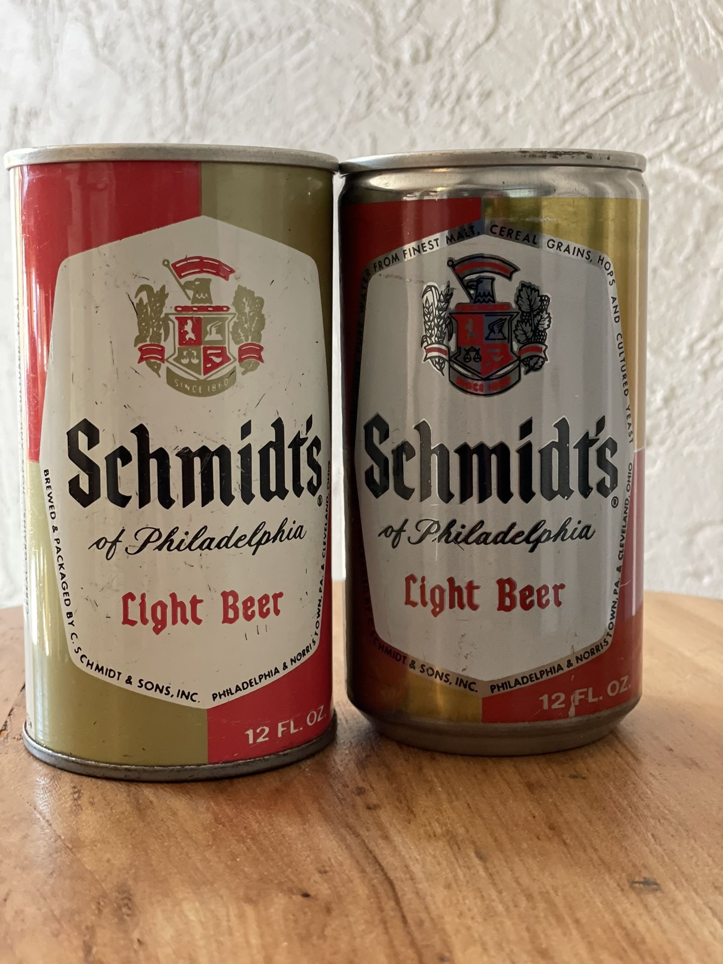 Vintage Schmidt’s (Empty) Collectible Cans 