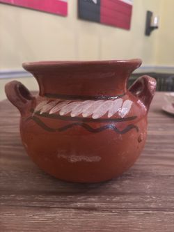 Decorative Mexican Clay Pot Medium