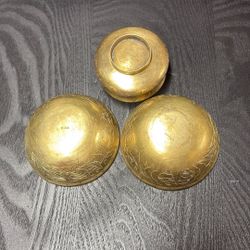3  Brass Bowels