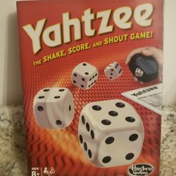 Hasbro Yahtzee - the Shake, Score, and Shout Game

