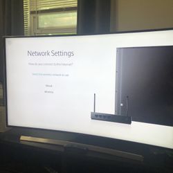 55 in Curved Samsung Tv