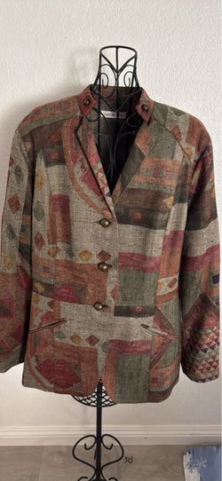 Vintage Coldwater Creek Tapestry Blazer