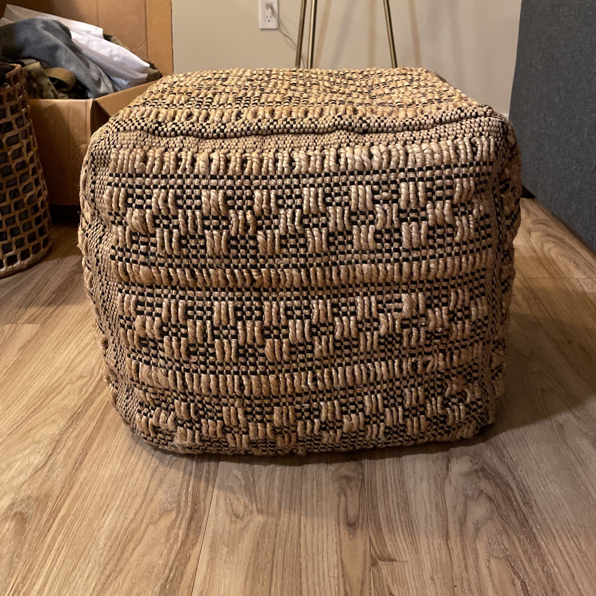 West Elm Ottoman / Pouf