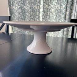 White Cake Stand From Crate And Barrel