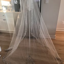 Beautiful Veil Hund Made 