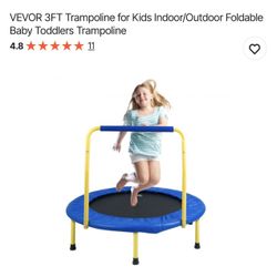 VEVOR 3FT Trampoline for Kids