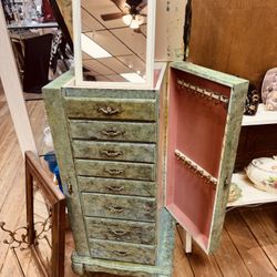 Vintage Jewelry Armoire 