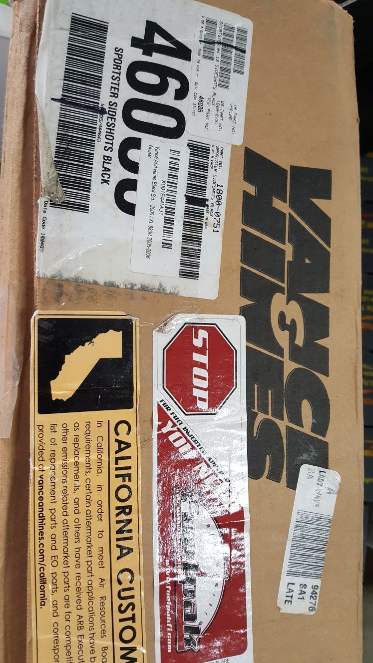 Harley Vance And Hines Sportster Sideshots