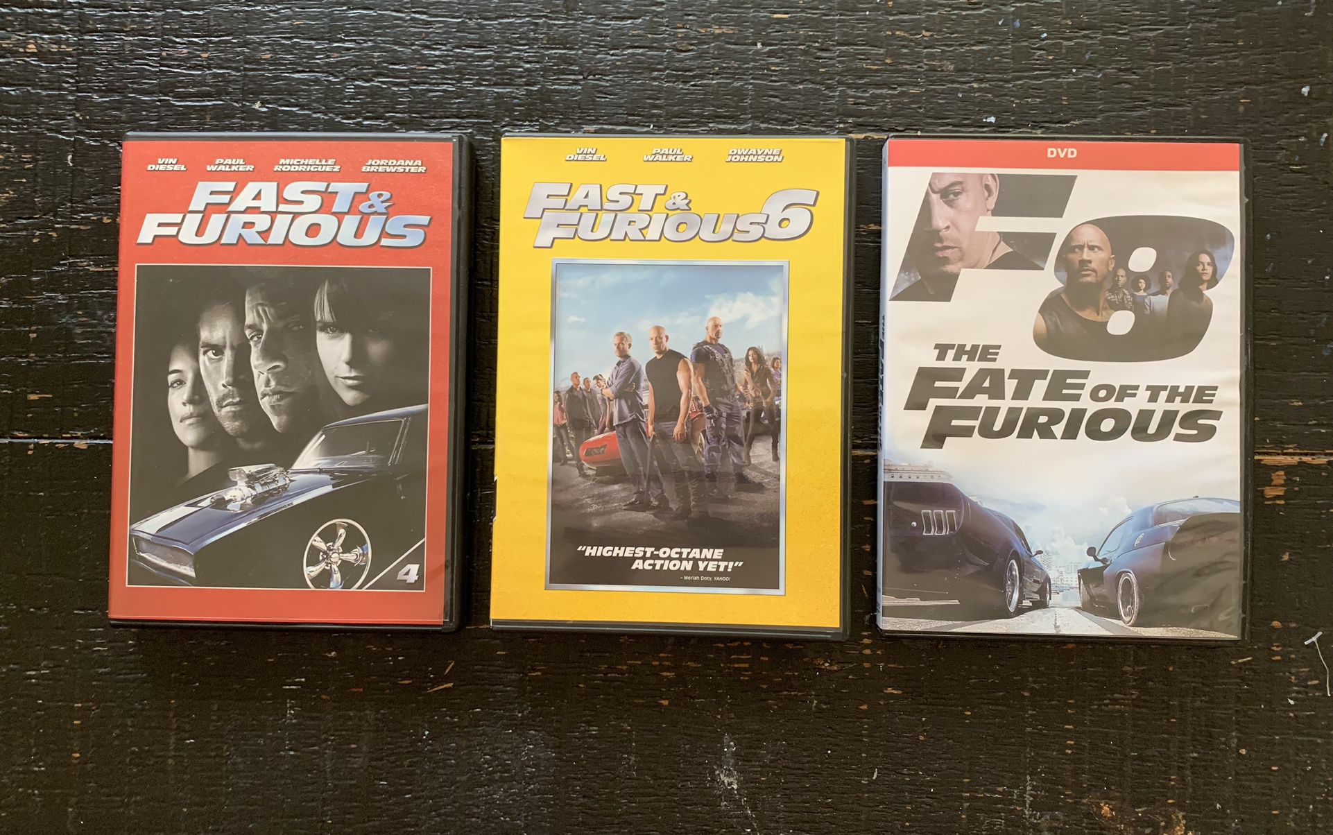 Fast & Furious DVD’s