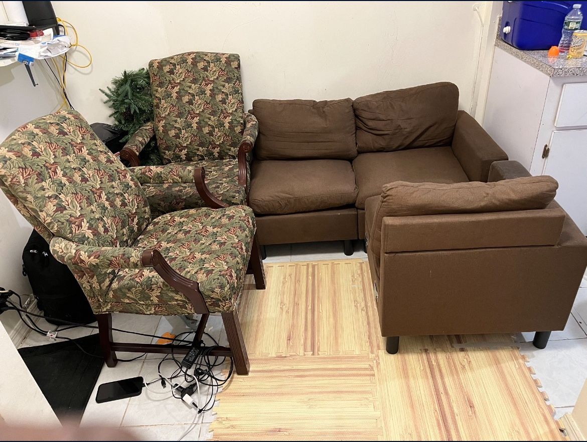 3 Couch And 2 Office For Free