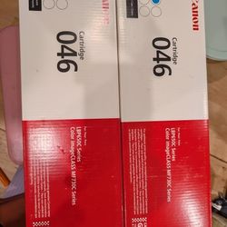 Canon 046 In Cartridge Yellow And Blue / Cyan New