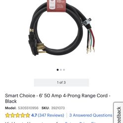 Appliance Cord 4 Prong 