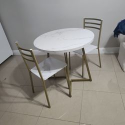 Dining Table Plus 2 Chairs